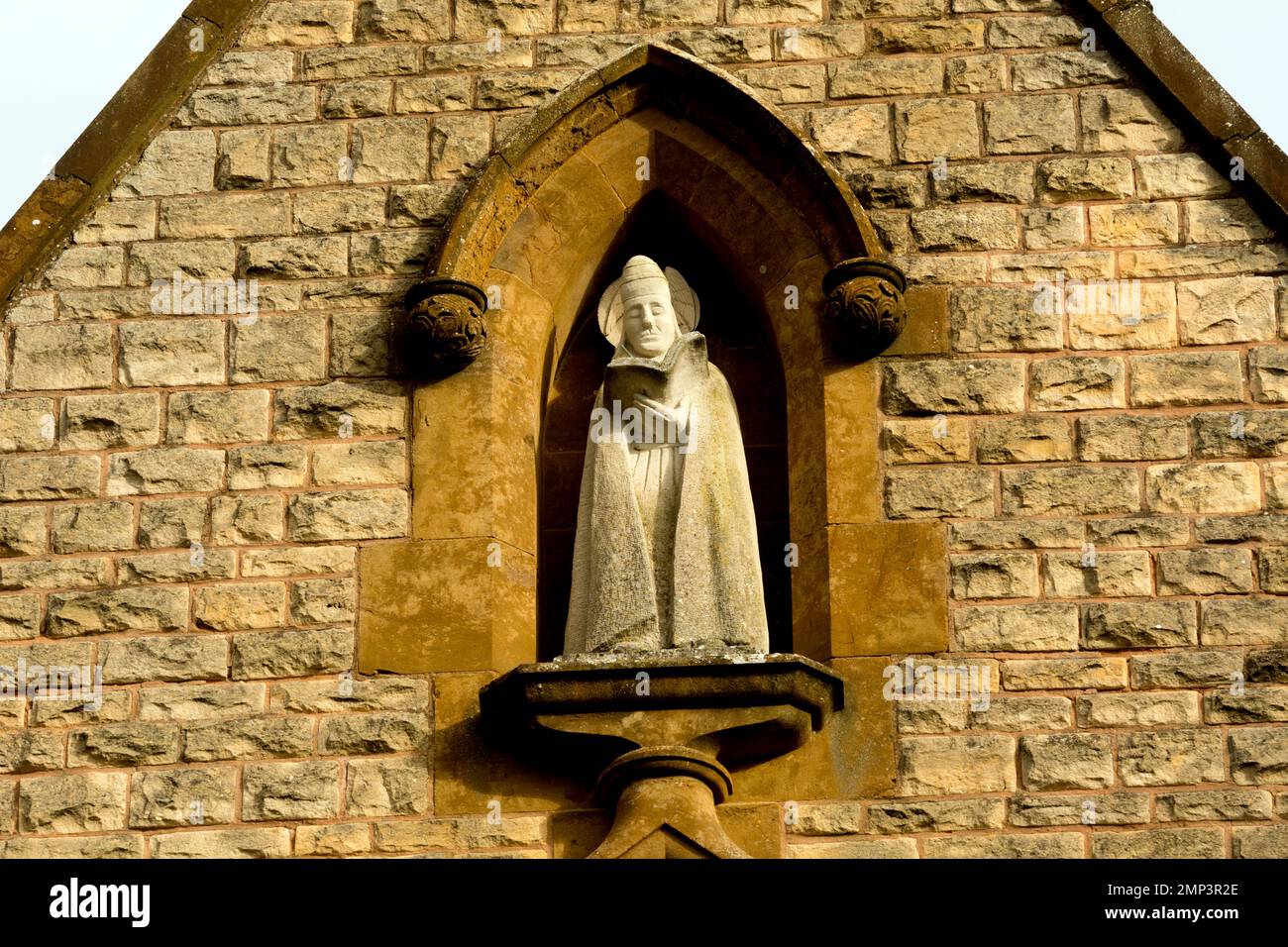 Statue on St. Gregory`s Catholic Church, StratforduponAvon